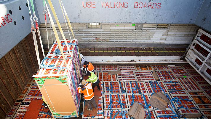 Telediario 1 - ¿Qué impacto tendría un 'Brexit' sin acuerdo en las relaciones comerciales entre España y Reino Unido?