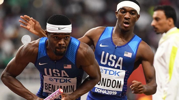 Atletismo - Mundial de atletismo | Estados Unidos domina en el relevo masculino 4x400
