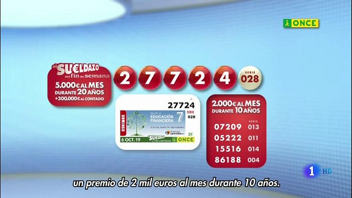 Sorteos ONCE - Sorteo ONCE - 06/10/19