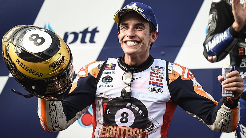 Cervera sigue celebrando el Mundial de Marc Márquez y sueña con el doblete de Álex