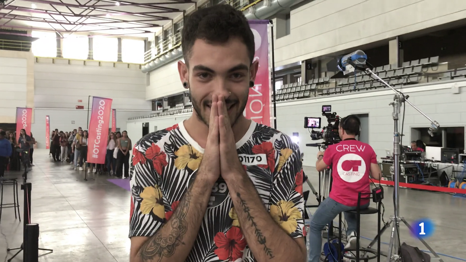 Operación Triunfo - Un aspirante pasa el casting de OT con el número 2039