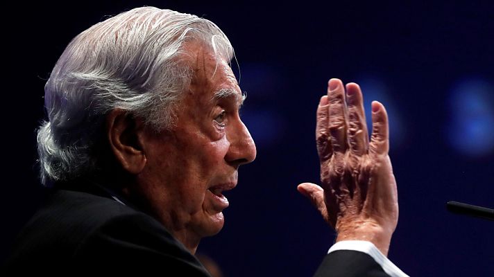 Telediario 1 - Vargas Llosa novela "las mentiras que cambian la historia"