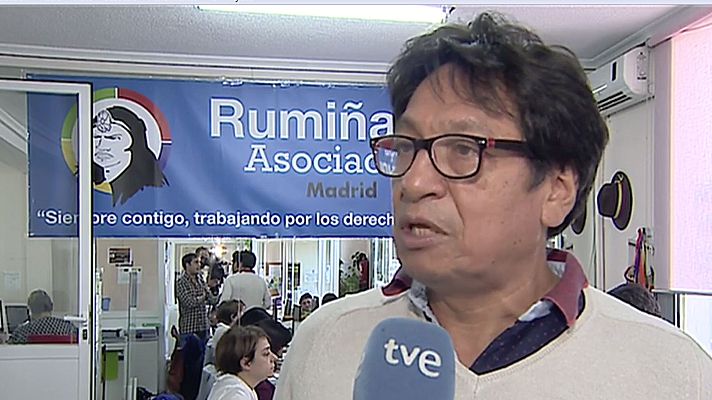 Telediario 1 - La comunidad ecuatoriana en España, crítica con Moreno