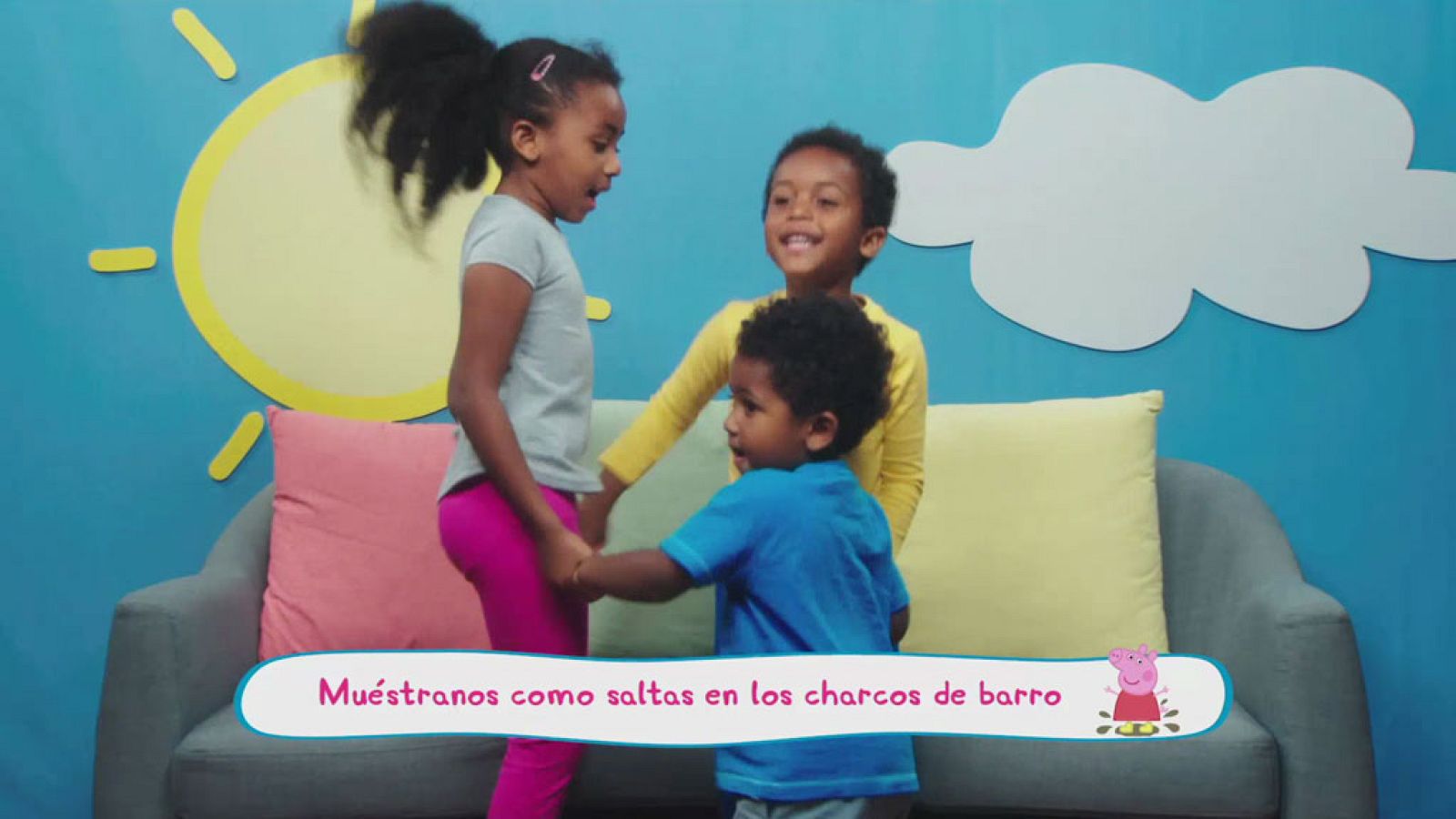 Sonríe con Peppa - Saltando en los charcos de barro - Peppa Pig | Ver