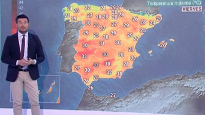 El tiempo - Aumenta la nubosidad en la mitad sur y sube la temperatura en el norte