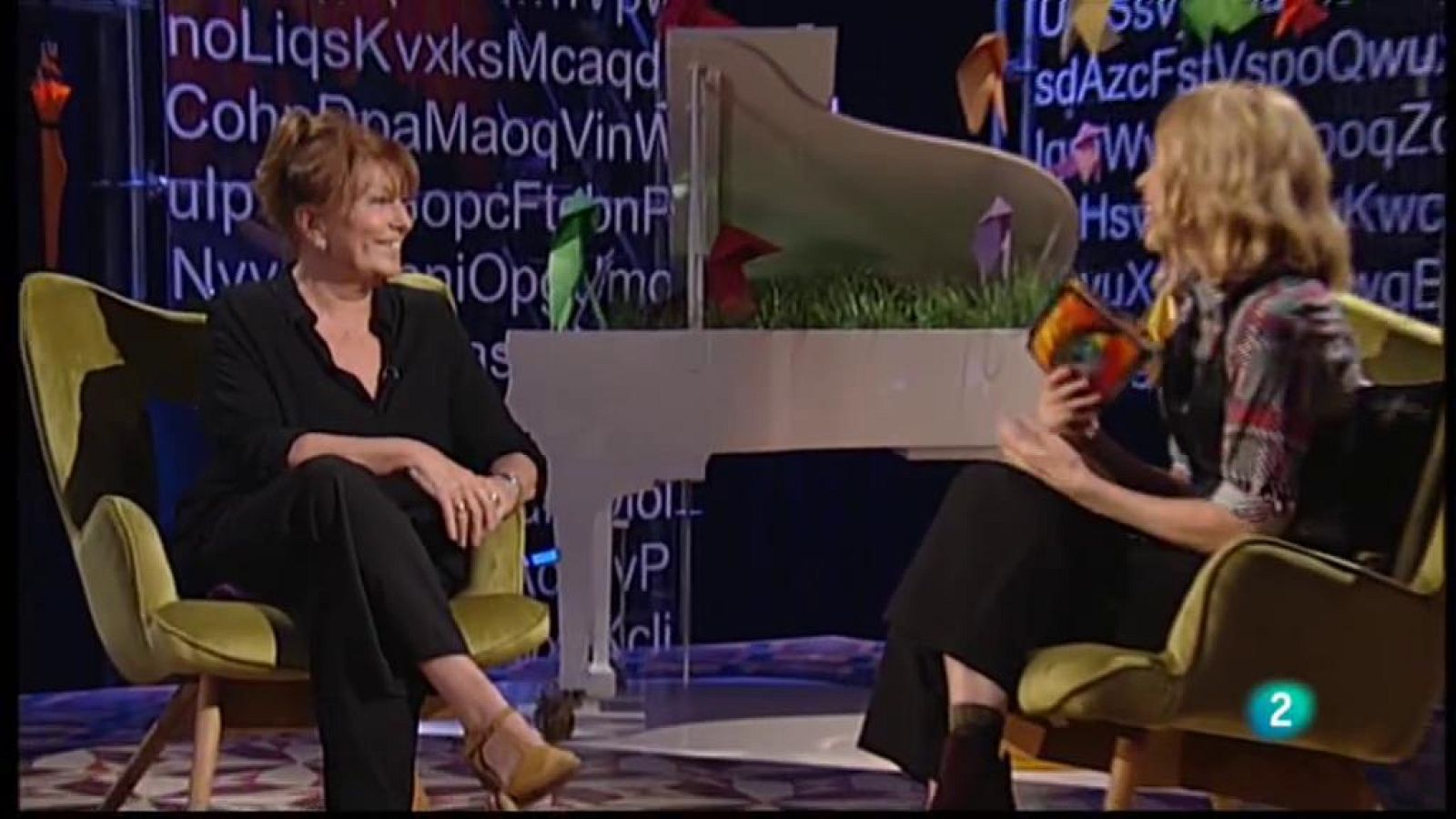  Tània Sarrias entrevista a l'actriu Mercedes Sampietro que estrena la seva darrera película "Abuelos".