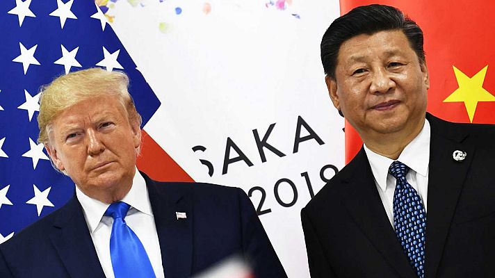 Telediario 1 - Trump relaja su guerra comercial con China y declara un "festival del amor"