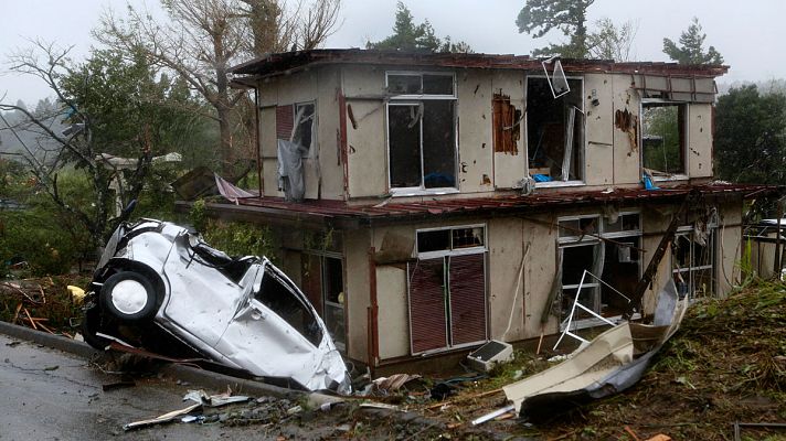 Telediario 1 - Japón en alerta máxima por la llegada del tifón Hagibis que pasará por Tokio