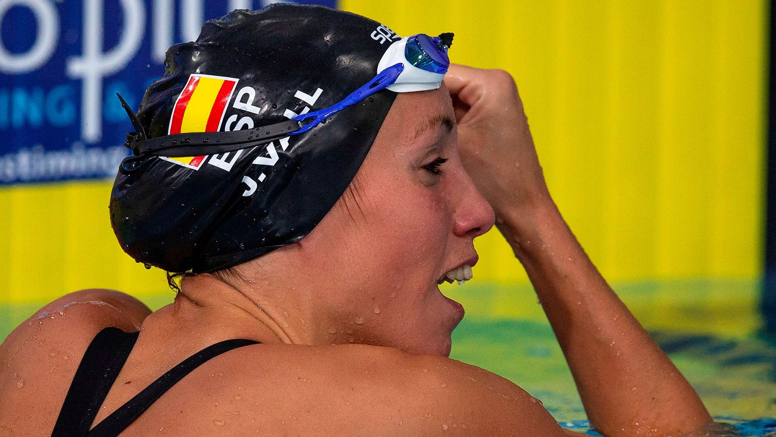 Jessica Vall, oro en 100 metros braza