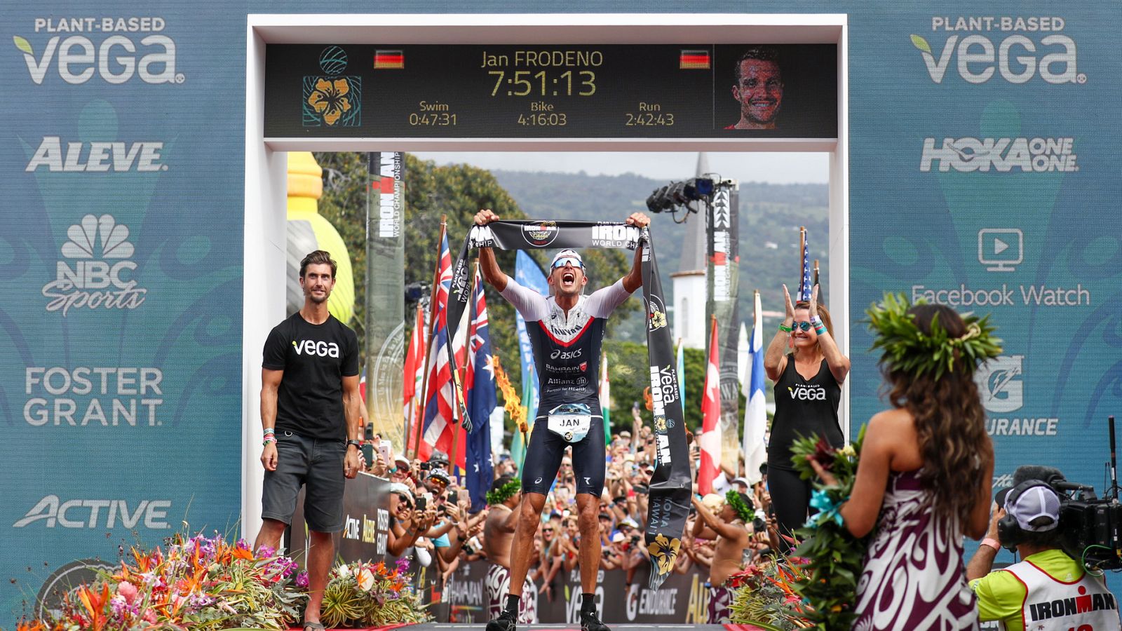Jan Frodeno, campeón del mundo de Ironman; Anne Haug, campeona y 15ª ha sido la española Gurutze Frades