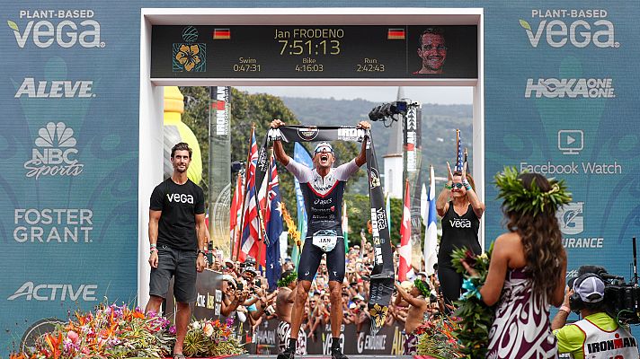 Telediario 1 - Jan Frodeno, campeón del mundo de Ironman; Anne Haug, campeona y 15ª ha sido la española Gurutze Frades