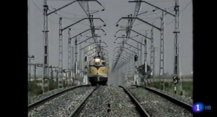 Telediario 1 - El primer tren de alta velocidad