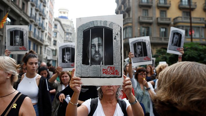  - Cortes de calles en Barcelona y de carreteras en Cataluña en protesta por la sentencia del 'procés'