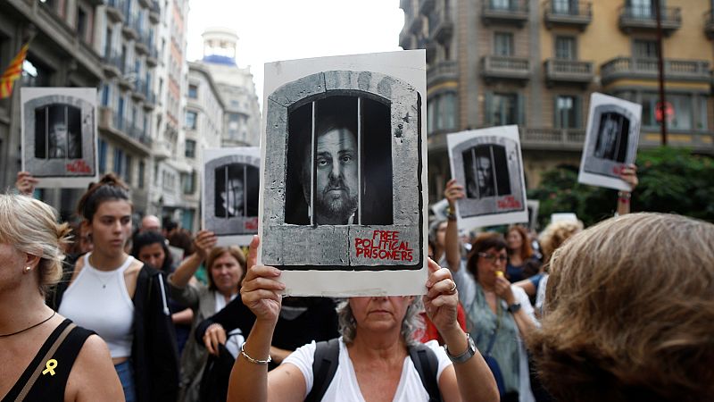 Cortes de calles en Barcelona y de carreteras en Cataluña en protesta por la sentencia del 'procés'