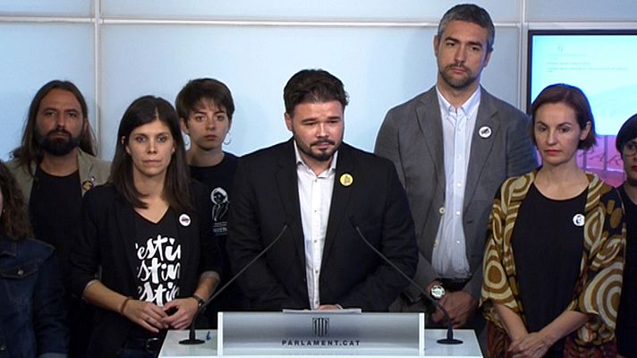 Los desayunos - Rufián: "Es la mayor agresión a Cataluña desde el juicio de 1940 contra Companys"