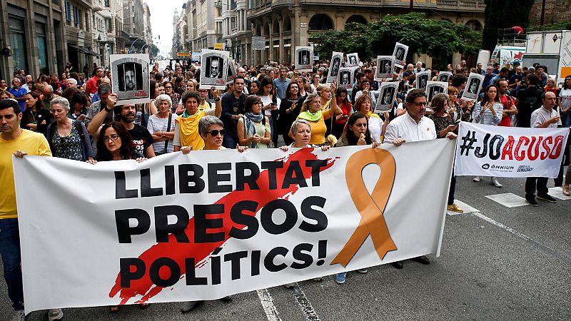 Independentistas cortan varias carreteras en protesta por la sentencia del 'procés'