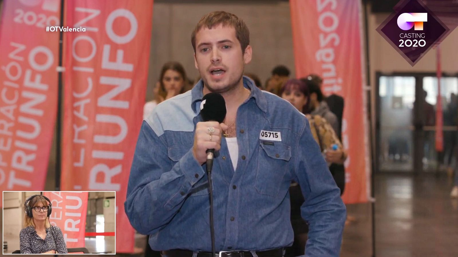 Una chica duda mucho en la fase 1 del casting de OT 2020 en valencia