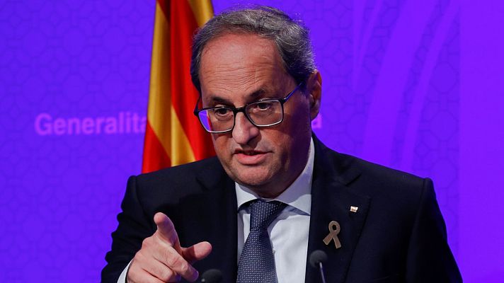 Telediario 1 - Torra: "Lo volveremos a hacer porque un referéndum no es delito"