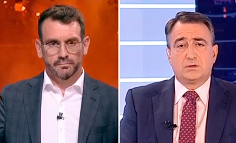 Aitor Esteban, sobre los disturbios en Cataluña: "La violencia está fuera de lugar" - La noche en 24h | Ver