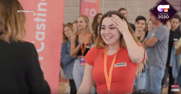 OT 2020 - Operación Triunfo - Primera pegatina del casting en Palma de