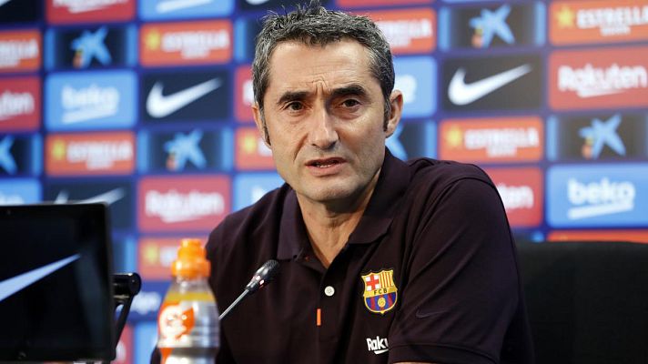 Telediario 1 - Valverde, contrario a cambiar el Clásico del 26-O