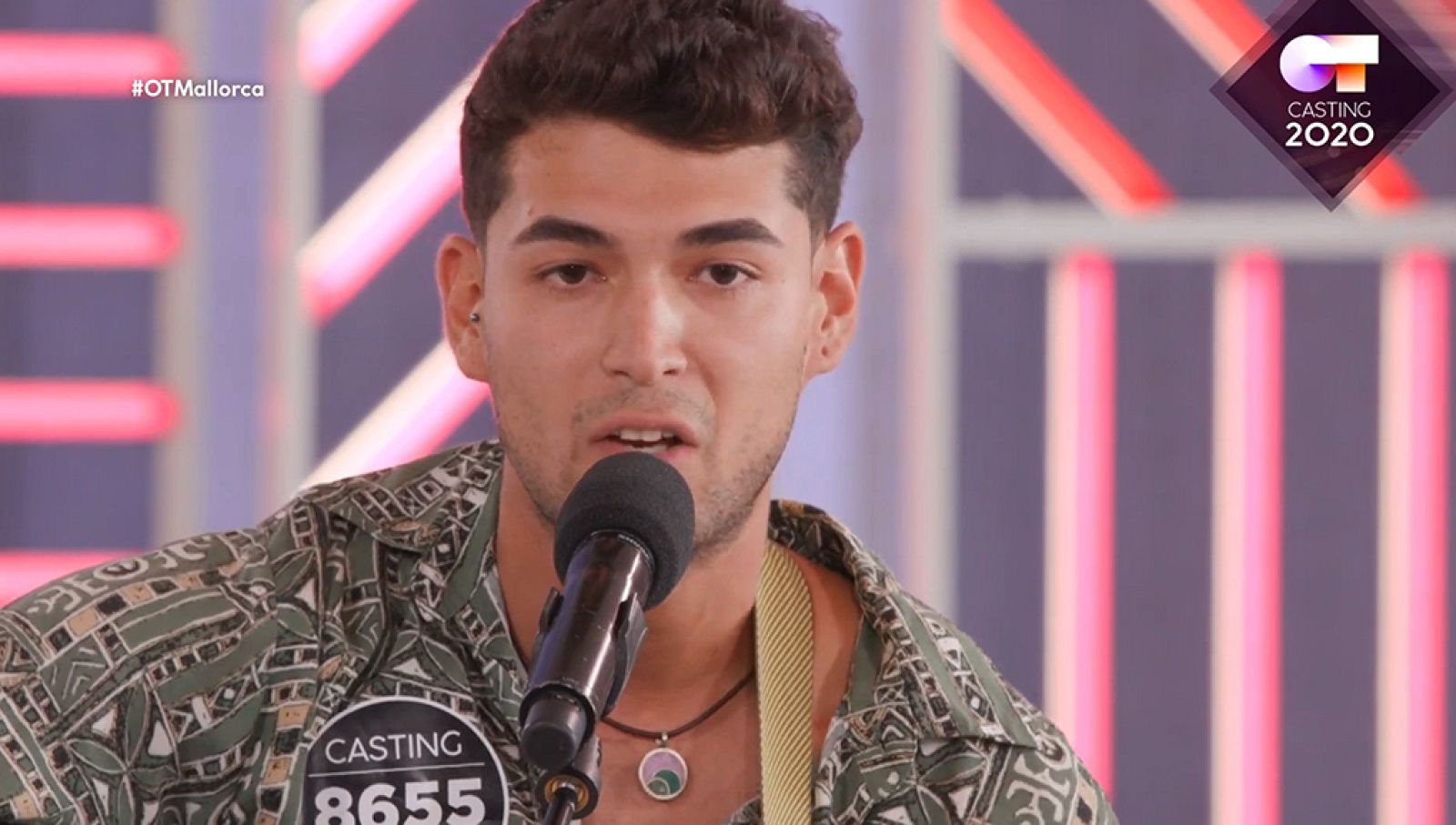 Adrián es cantante y marinero en el casting de Operación Triunfo 2020 en Palma de Mallorca