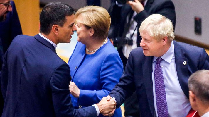 Telediario 1 - El Gobierno, satisfecho por el nuevo acuerdo del 'Brexit'