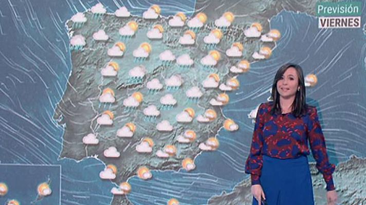 El tiempo - Llegan lluvias a toda la Península a lo largo del fin de sem