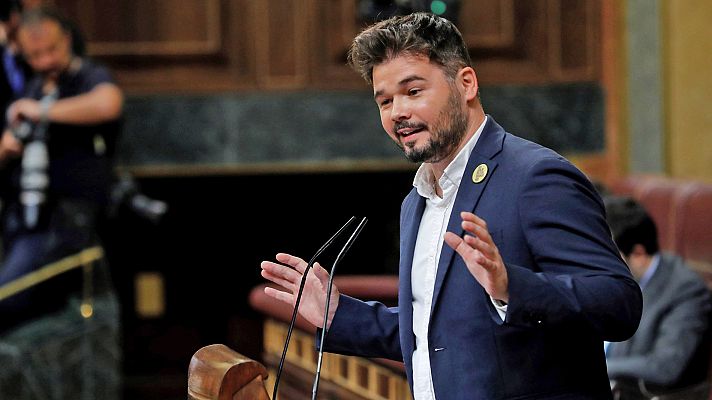 Los desayunos - Rufián (ERC): "Es inadmisible que haya nazis al grito de 'Viva Hitler, viva Franco', que vayan dando palos, y con compadreo con los mossos"