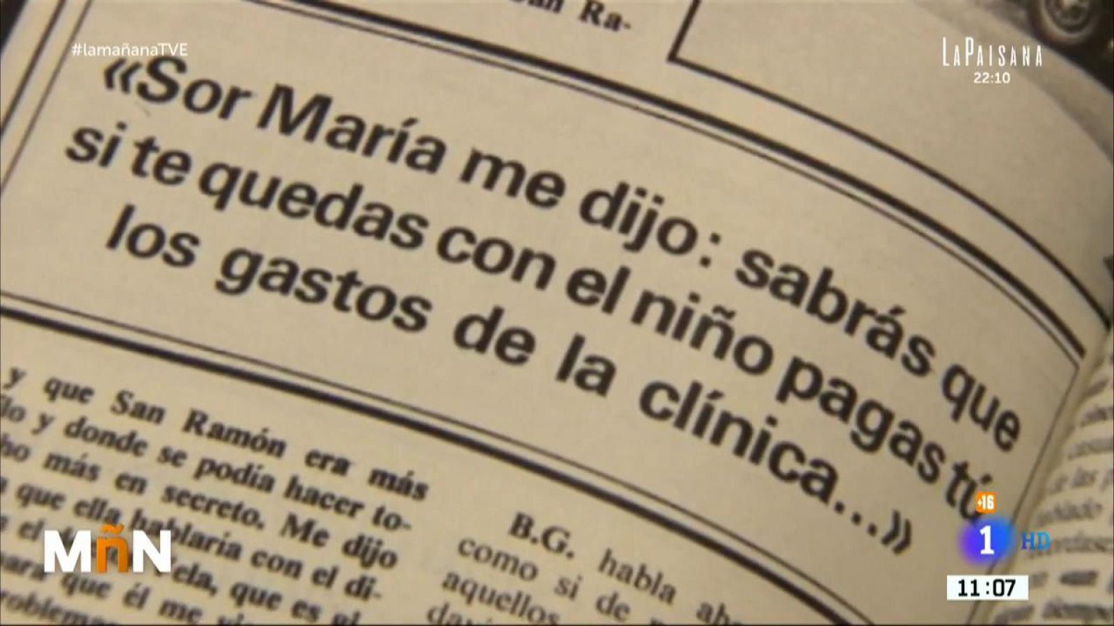 La mañana - Adelina Ibáñez sigue buscando a su hijo robado 44 años después