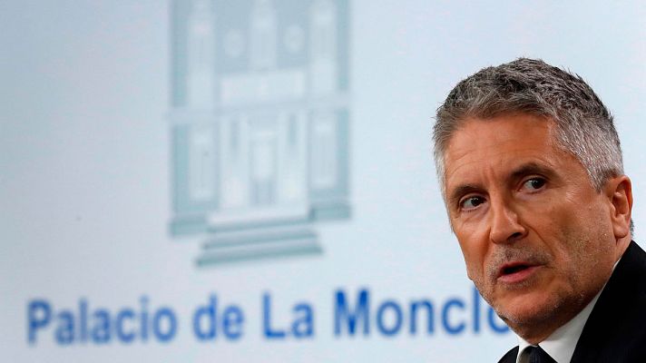 Telediario 1 - Marlaska anuncia nuevas detenciones por los disturbios de Cataluña