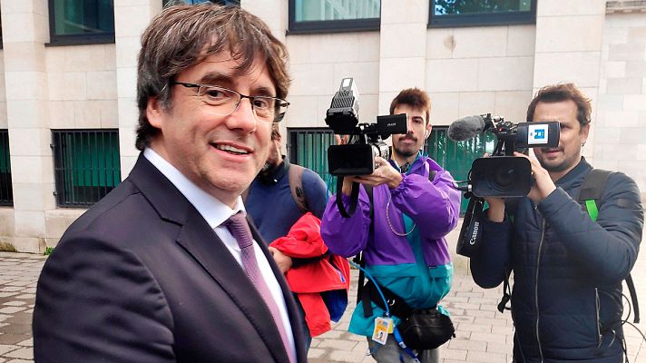Telediario 1 - La Justicia belga deja a Puigdemont en libertad