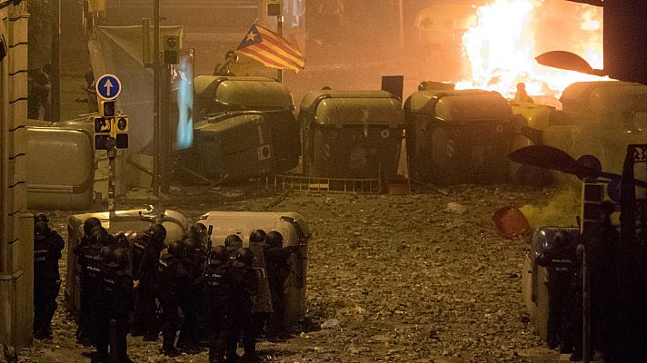 Especiales informativos - Disturbios en Cataluña - 18/10/19
