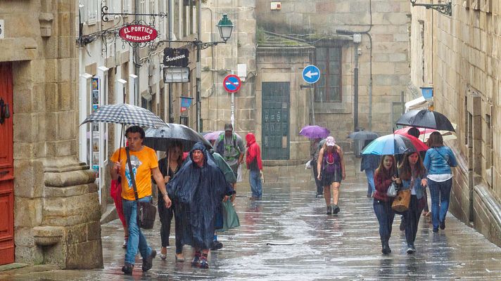 El tiempo - Lluvias en la mitad norte peninsular y temperaturas en descenso