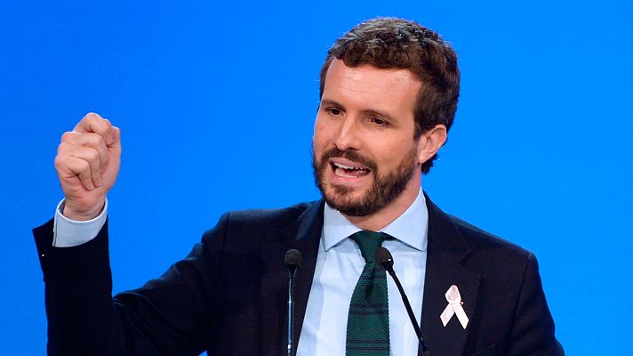 Informativo 24h - Casado exige a Sánchez que se "restablezca la ley y el orden" de "inmediato" en Cataluña