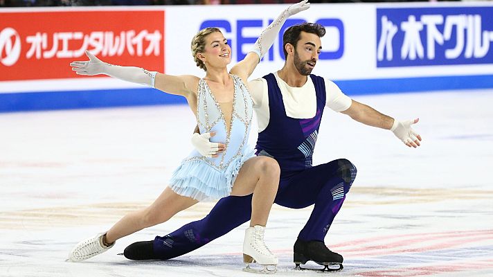 Patinaje sobre hielo - Skate América. Programa danza libre