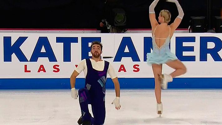 Patinaje sobre hielo - Olivia Smart y Adrià Díaz terminan en la cuarta posición con este original ejercicio