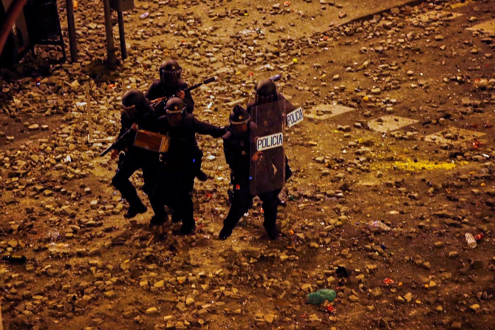 Desde el pasado lunes, 288 policías han resultado heridos de diversa consideración en las protestas en Cataluña -RTVE.es | Ver