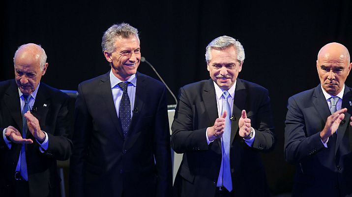 Informativo 24h - Macri y Fernández se enzarzan en un debate electoral