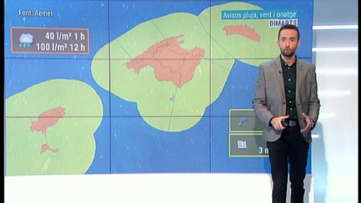 Informatiu Balear - El temps a les Illes Balears - 21/10/19