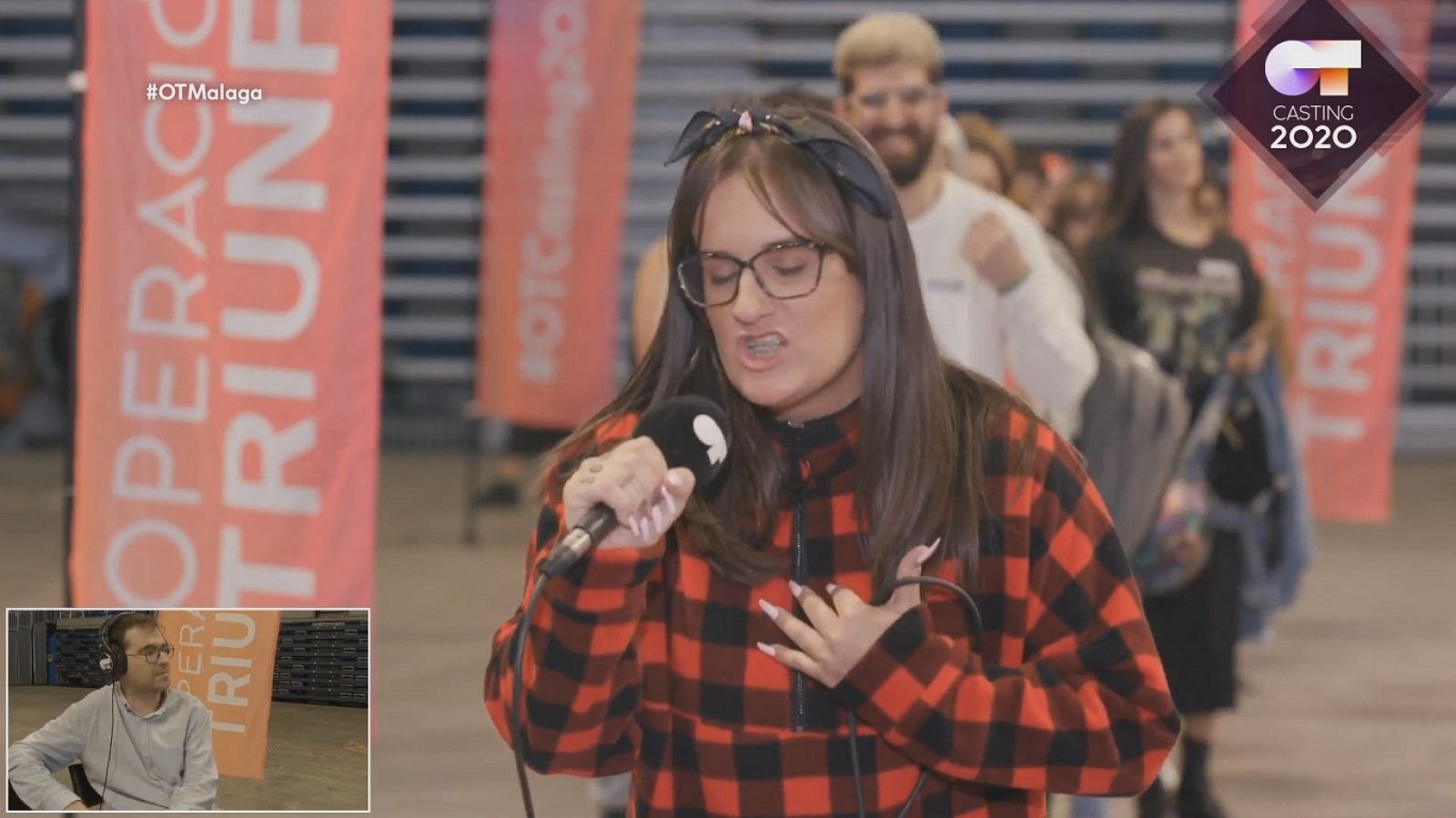 Esta chica ha cantado Canta "I need a hero" de Bonnie Tyler  en la fase 1 del casting de OT 2020 en Málaga