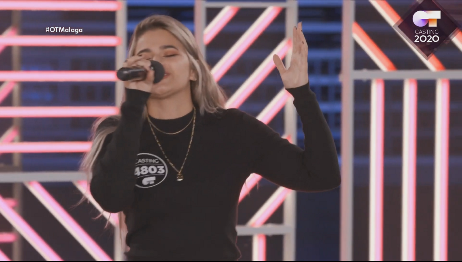 Michelle promete animar el casting en la Fase 2 del casting OT 2020 en Málaga