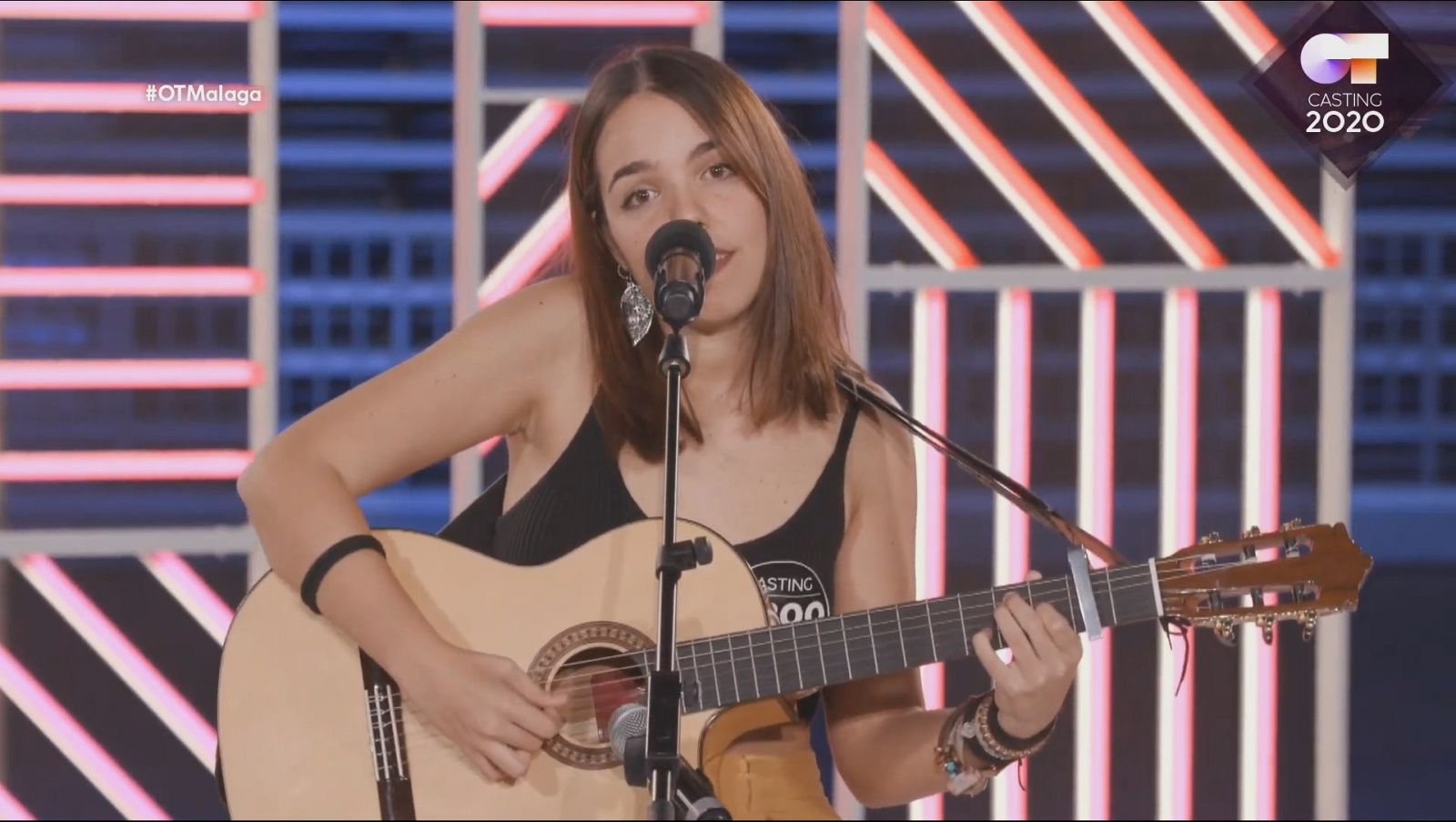 Angela cuenta que es una compositora prolífica en la fase 2 del casting de Málaga de OT 2020