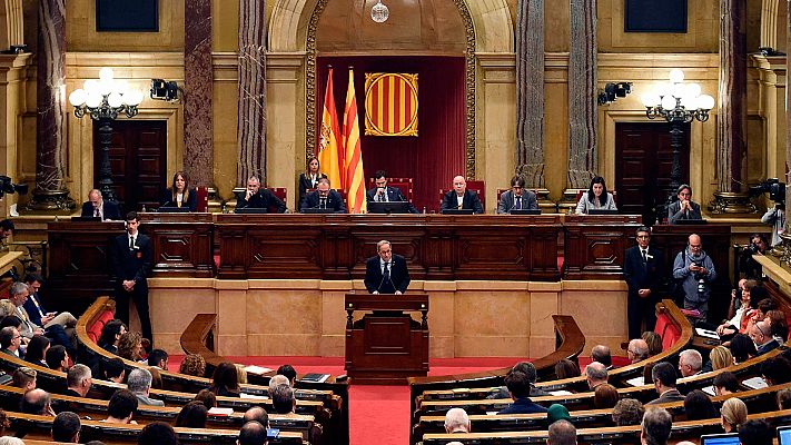 Informativo 24h - JxCat, ERC y CUP pactan una nueva resolución para rechazar la sentencia y aludir a la autodeterminación