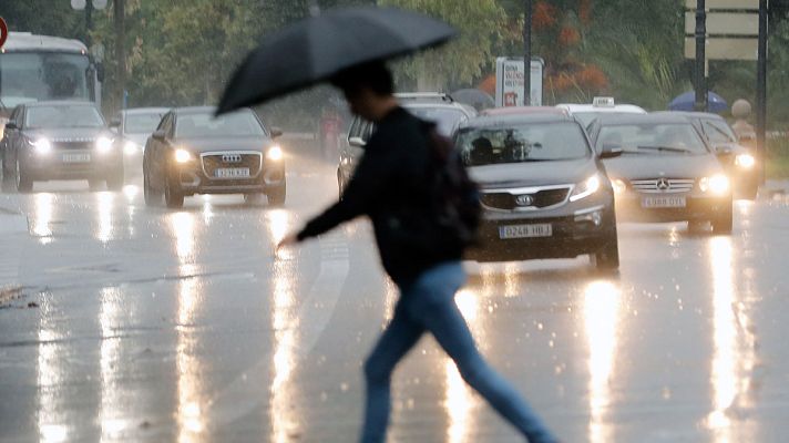 Telediario 1 - La llegada de una nueva DANA activa la alerta por fuertes lluvias en 13 provincias