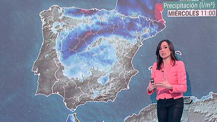 El tiempo - Las precipitaciones se desplazan al Cantábrico