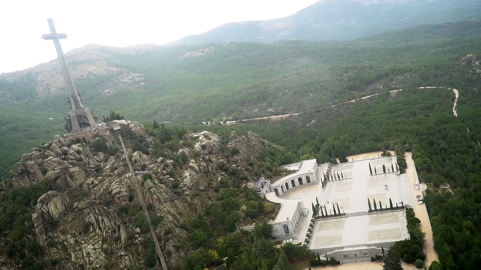 Último ensayo antes de la exhumación de Franco del Valle de los Caídos