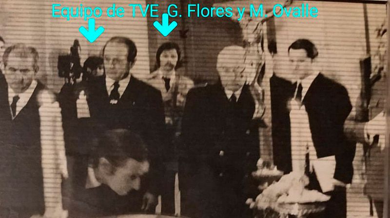 Manuel Ovalle fue reportero de TVE en el entierro de Franco