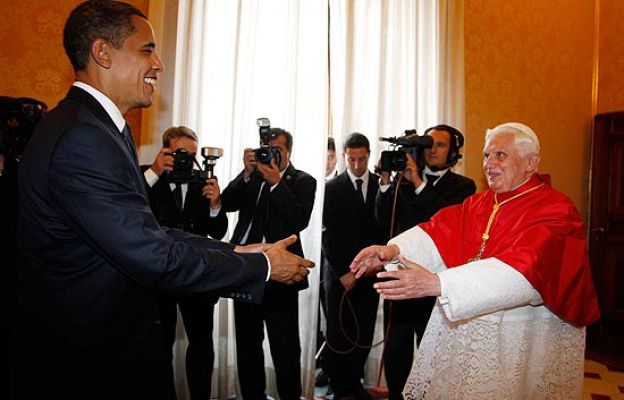  - Obama con el Papa en El Vaticano