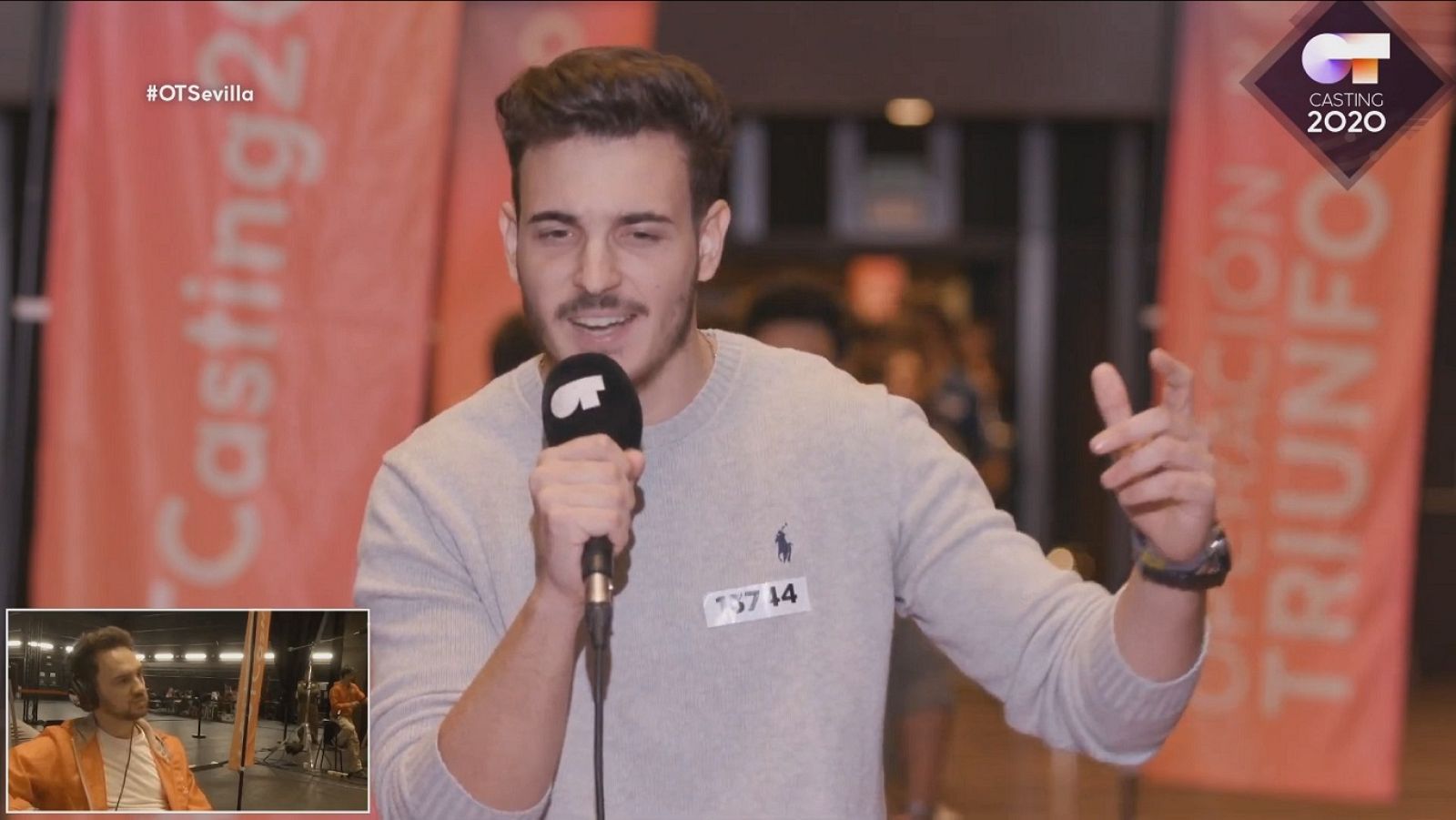 Un chico versiona a Alejandro Sanz en la Fase 1 del casting OT 2020 en Sevilla